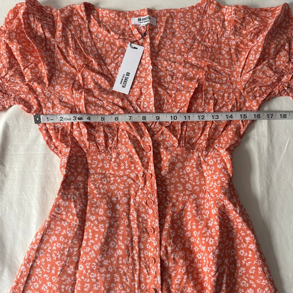 New BB Dakota By Steve Madden Honeypie Mini Dress in Nectar Women's Size 2 - Picture 9 of 11
